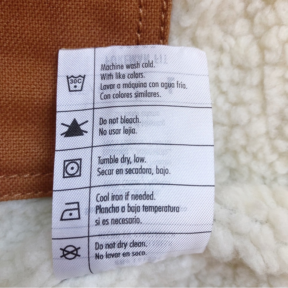 Eddie Bauer Shearling Lined Work Jacket - image 6